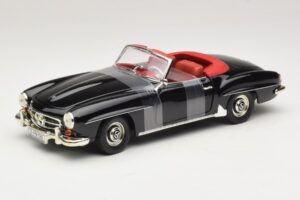Mercedes 190 SL W121 Roadster Svart ERTL 1:18 7464 Metall