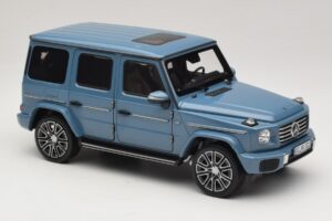 Mercedes G-Class W465 Vintage Blue Norev 1:18 183034 Metall — bild 4 av 6