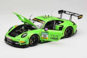 Porsche 911 992 GT3 R #90 D. Olsen Manthey EMA DTM Norisring 2023 Minichamps 1:18 MG-M-911-DTM-90-23-1802 Metall — bild 2 av 8