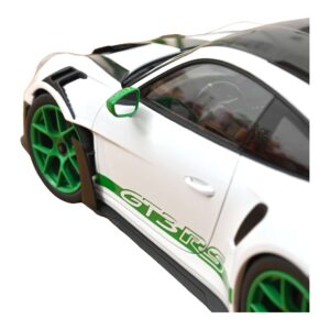 Porsche 911 992 GT3 RS Tribute to Carrera RS Vit Python Green Norev 1:12 127535 Metall — bild 4 av 4