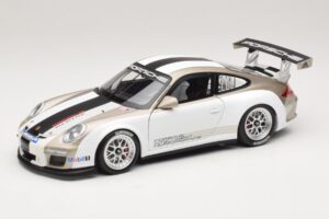 Porsche 911 997 GT3 Cup Vit Med Ränder 2008 Minichamps 1:18 WAP0210130C Metall
