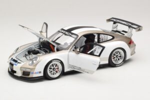 Porsche 911 997 GT3 Cup Vit Med Ränder 2008 Minichamps 1:18 WAP0210130C Metall — bild 2 av 8