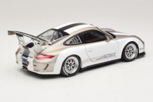 Porsche 911 997 GT3 Cup Vit Med Ränder 2008 Minichamps 1:18 WAP0210130C Metall — bild 3 av 8