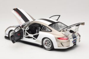 Porsche 911 997 GT3 Cup Vit Med Ränder 2008 Minichamps 1:18 WAP0210130C Metall — bild 5 av 8