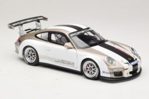 Porsche 911 997 GT3 Cup Vit Med Ränder 2008 Minichamps 1:18 WAP0210130C Metall — bild 6 av 8