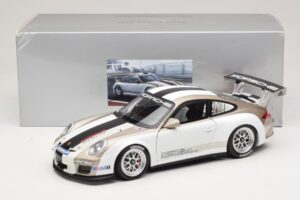 Porsche 911 997 GT3 Cup Vit Med Ränder 2008 Minichamps 1:18 WAP0210130C Metall — bild 8 av 8