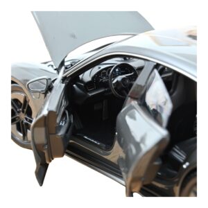Porsche Taycan Turbo S Slate Grey Neo Norev 1:18 187654 Metall — bild 4 av 5