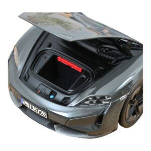 Porsche Taycan Turbo S Slate Grey Neo Norev 1:18 187654 Metall — bild 5 av 5