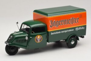 Tempo Hanseat Skåpbil Jägermeister Minichamps 1:18 150099044 Metall