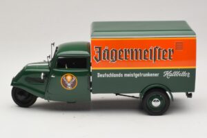 Tempo Hanseat Skåpbil Jägermeister Minichamps 1:18 150099044 Metall — bild 4 av 8