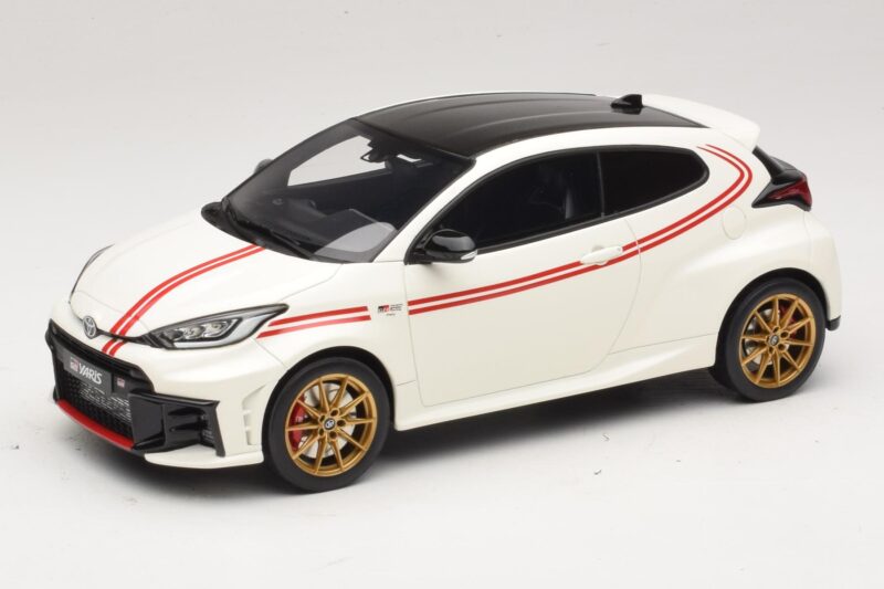 Toyota GR Yaris TGR Italy Begränsad Upplaga Pure White Otto 1:18 OT1183 Resin