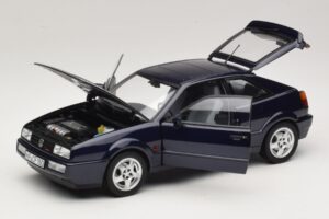 Volkswagen Corrado VR6 Aqua Blue Metallic Begränsad Upplaga Norev 1:18 188660 Metall — bild 2 av 8