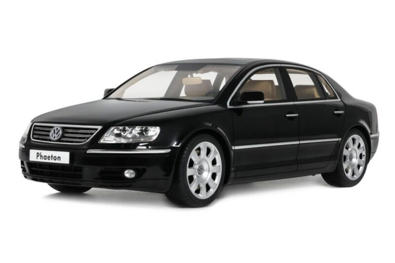 Volkswagen Phaeton 3D 6.0 W12 Svart Otto 1:18 OT1266 Resin