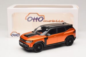 Dacia Duster Mk3 Redust Sport 4x2 Hybrid Metallic Orange Otto 1:18 OT1316 Resin — bild 6 av 6