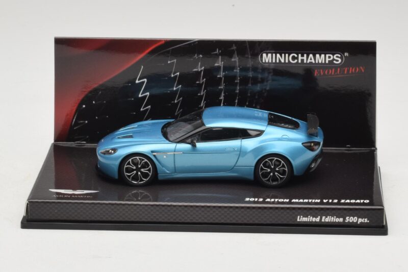 Aston Martin V12 Zagato Alba Blue Minichamps 1:43 437137222 Metall