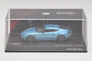 Aston Martin V12 Zagato Alba Blue Minichamps 1:43 437137222 Metall — bild 4 av 5