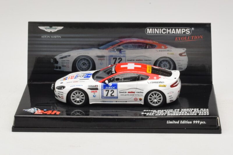 Aston Martin V8 Vantage #72 24 Hours of Nurburgring 2009 Minichamps 1:43 437091372 Metall