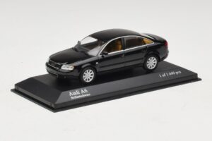 Audi A6 C5 Svart Minichamps 1:43 430010200 Metall — bild 2 av 4