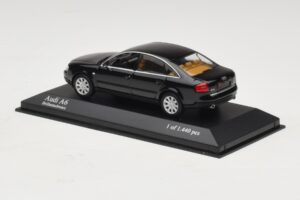 Audi A6 C5 Svart Minichamps 1:43 430010200 Metall — bild 3 av 4