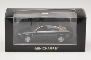 Audi A6 C5 Svart Minichamps 1:43 430010200 Metall — bild 4 av 4