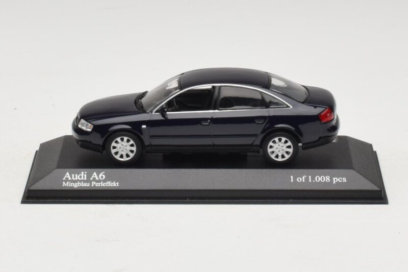 Audi A6 C5 Blåmetallic Minichamps 1:43 430010201 Metall