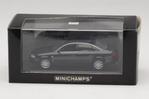 Audi A6 C5 Blåmetallic Minichamps 1:43 430010201 Metall — bild 4 av 4