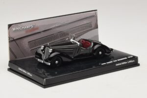 Audi Front 225 Roadster Svart Minichamps 1:43 437019131 Metall — bild 2 av 5