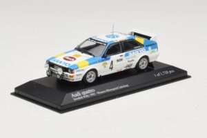 Audi Quattro #4 S. Blomqvist / B. Cederberg Rally Sweden Winner 1982 Minichamps 1:43 430821904 Metall — bild 2 av 4