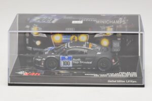 Audi R8 LMS GT3 #100 M. Ekstrom / O. Jarvis Abt Sportsline 24 Hours of Nurburgring 2010 Minichamps 1:43 437101900 Metall — bild 4 av 5