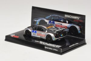 Audi R8 LMS GT3 #111 Metha / Breslin Black Falcon 24 Hours of Nurburgring 2010 Minichamps 1:43 437101911 Metall — bild 3 av 5