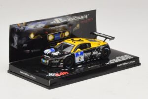 Audi R8 LMS GT3 #2 24 Hours of Nurburgring 2010 Minichamps 1:43 437101902 Metall — bild 2 av 5