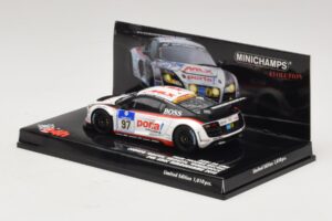 Audi R8 LMS GT3 #97 Phoenix Racing 24 Hours of Nurburgring 2010 Minichamps 1:43 437101997 Metall — bild 3 av 5
