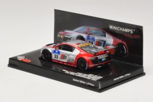 Audi R8 LMS GT3 #99 F. Biela / M. Fassler Phoenix Racing 24 Hours of Nurburgring 2010 Minichamps 1:43 437101999 Metall — bild 3 av 5