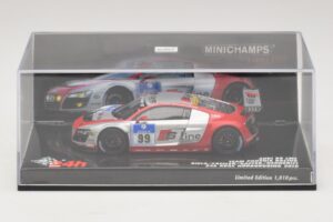 Audi R8 LMS GT3 #99 F. Biela / M. Fassler Phoenix Racing 24 Hours of Nurburgring 2010 Minichamps 1:43 437101999 Metall — bild 4 av 5