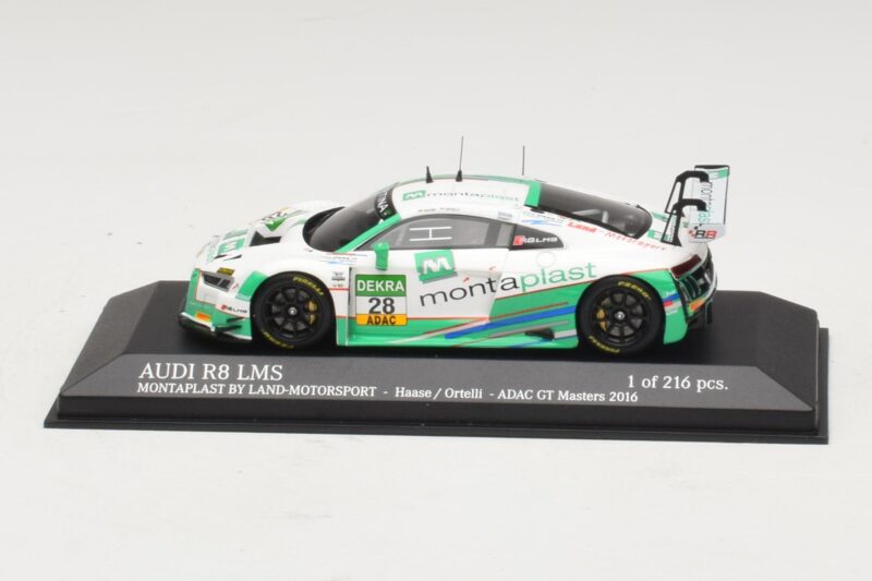 Audi R8 LMS Montaplast By Land-Motorsport #28 C. Haase / S. Ortelli ADAC GT Masters 2016 Minichamps 1:43 Audi R8 LMS Montaplast By Land-Motorsport #28 C. Haase / S. Ortelli ADAC GT Masters 2016 Minichamps 1:43 437161198 Metall