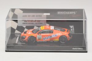 Audi R8 LMS Ultra #100 MS Racing Patel / Dobitsch ADAC GT Masters 2013 Minichamps 1:43 437130100 Metall — bild 4 av 5