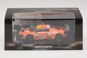 Audi R8 LMS Ultra #100 MS Racing Patel / Dobitsch ADAC GT Masters 2013 Minichamps 1:43 437130100 Metall — bild 5 av 5