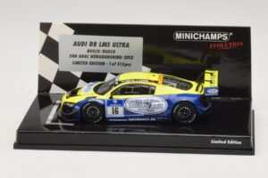 Audi R8 LMS Ultra #16 Busch 24 Hours of Nurburgring 2013 Minichamps 1:43 437130116 Metall