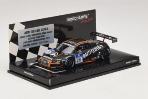Audi R8 LMS Ultra #29 Team WRT Sandstorm L. Vanthoor 24 Hours of Nurburgring 2013 Minichamps 1:43 437130129 Metall — bild 2 av 5