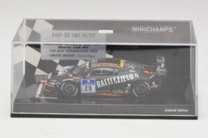Audi R8 LMS Ultra #29 Team WRT Sandstorm L. Vanthoor 24 Hours of Nurburgring 2013 Minichamps 1:43 437130129 Metall — bild 4 av 5