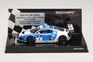 Audi R8 LMS Ultra #4 Phoenix Racing Ammermuller / H-J. Stuck 24 Hours of Nurburgring 2013 Minichamps 1:43 437131304 Metall