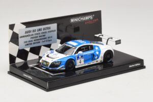 Audi R8 LMS Ultra #4 Phoenix Racing Ammermuller / H-J. Stuck 24 Hours of Nurburgring 2013 Minichamps 1:43 437131304 Metall — bild 2 av 5