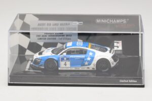 Audi R8 LMS Ultra #4 Phoenix Racing Ammermuller / H-J. Stuck 24 Hours of Nurburgring 2013 Minichamps 1:43 437131304 Metall — bild 4 av 5