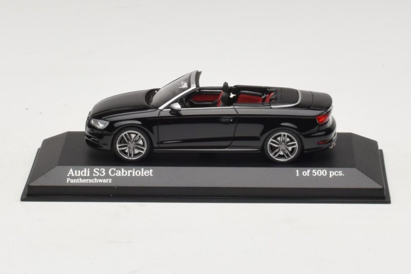 Audi S3 8P Cabriolet Svart Minichamps 1:43 437013030 Metall