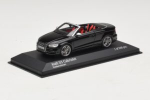 Audi S3 8P Cabriolet Svart Minichamps 1:43 437013030 Metall — bild 2 av 4