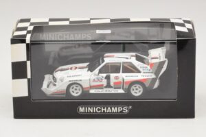 Audi Sport Quattro S1 #1 W. Rohrl Pikes Peak International Hill Climb Winner Record 1987 Minichamps 1:43 410871201 Metall — bild 4 av 4