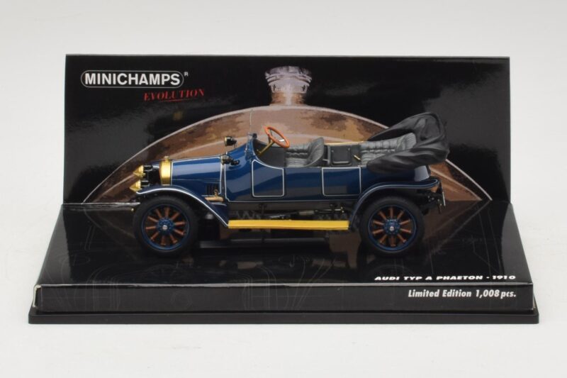 Audi Typ A Phaeton Blå Minichamps 1:43 Audi Typ A Phaeton Blå Minichamps 1:43 437019031 Metall
