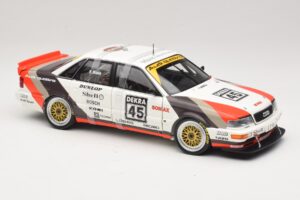 Audi V8 Quattro DTM #45 F. Biela Team AZR 1991 Minichamps 1:18 100911045 Metall — bild 6 av 8