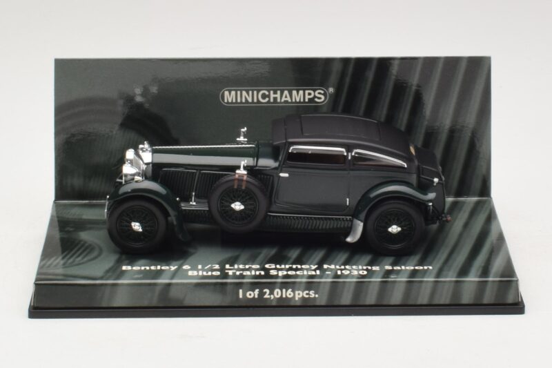 Bentley 6.5 Litre Gurney Nutting Sedan Blue Train Special Grön Minichamps 1:43 Bentley 6.5 Litre Gurney Nutting Sedan Blue Train Special Grön Minichamps 1:43 436139501 Metall