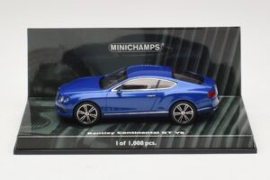 Bentley Continental GT V8 Blå Metallic Minichamps 1:43 436139982 Metall